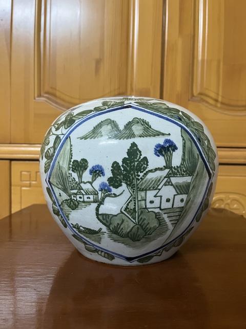 古玩陶瓷醴陵釉下五彩西瓜罐拍賣,當(dāng)前價格988元