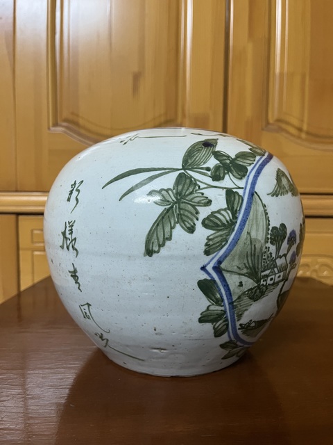 古玩陶瓷醴陵釉下五彩西瓜罐拍賣,當(dāng)前價格988元