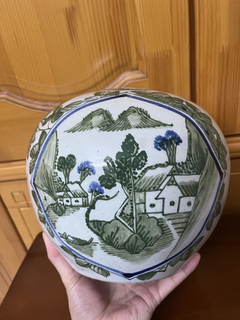 古玩陶瓷醴陵釉下五彩西瓜罐拍賣,當(dāng)前價格988元
