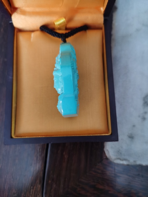 古玩玉器松石觀音拍賣,當前價格16800元