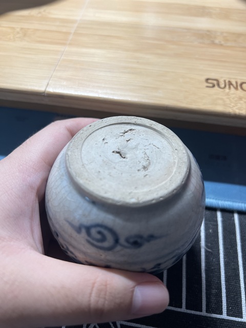 古玩陶瓷明代早期安南窯青花罐拍賣(mài),當(dāng)前價(jià)格999元