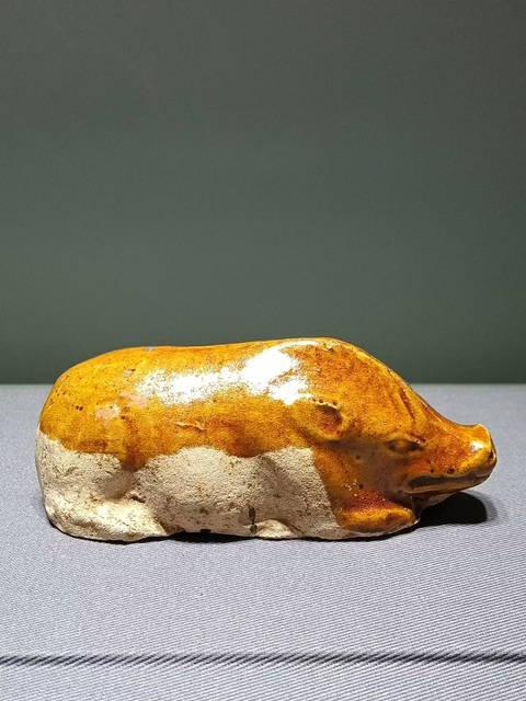 古玩陶瓷唐·黃釉小動物一組拍賣，當前價格8000元