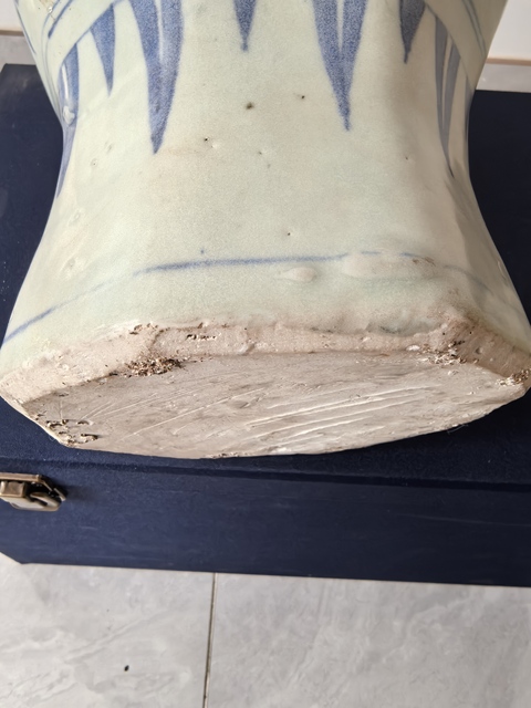 古玩陶瓷明崇禎 花卉紋青花蓋罐拍賣，當前價格29800元