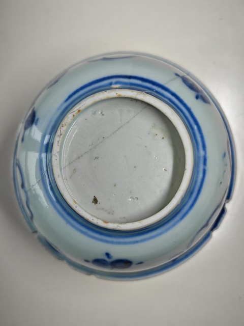 古玩陶瓷明空白期青花獅紋碗拍賣，當前價格4567元