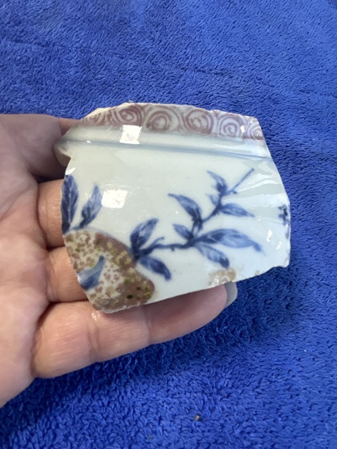 古玩陶瓷青花釉里紅標本拍賣，當前價格900元