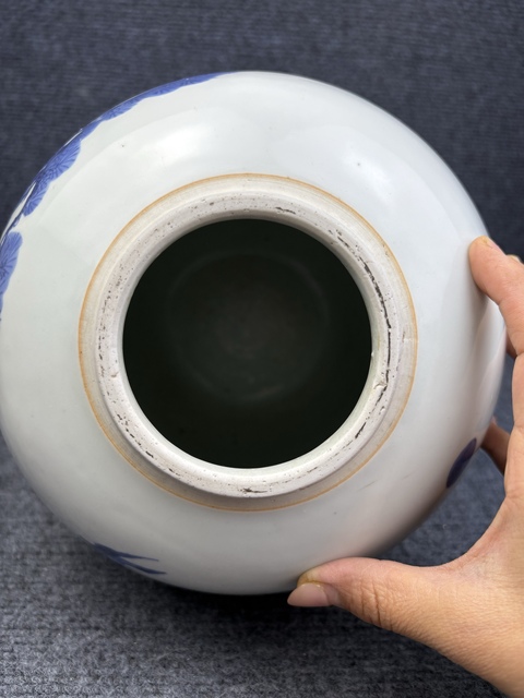 古玩陶瓷順治歲寒三友大罐子拍賣，當前價格68888元