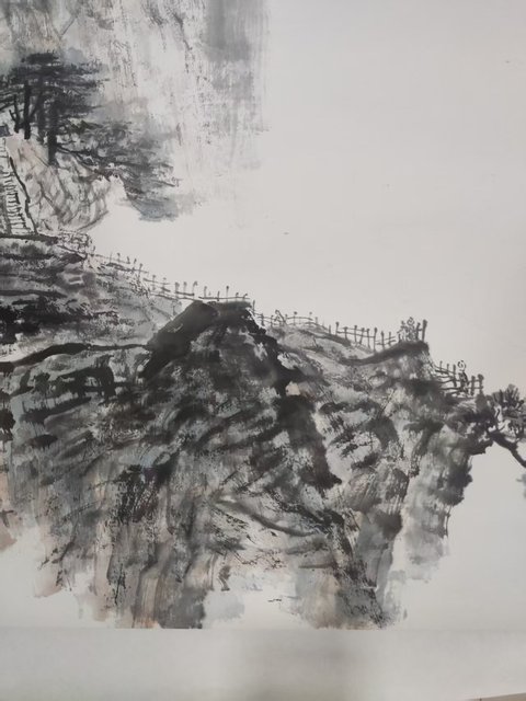 古玩字畫中書中美雙協名家馬大悲 山水拍賣，當前價格398元
