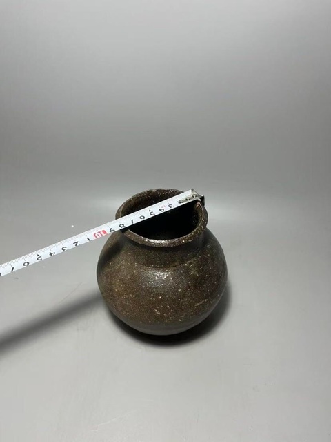 古玩陶瓷（南宋）贛州窯褐釉罐拍賣，當前價格0元