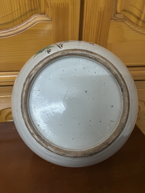 古玩陶瓷民國(guó)自由題材西瓜罐拍賣，當(dāng)前價(jià)格1500元