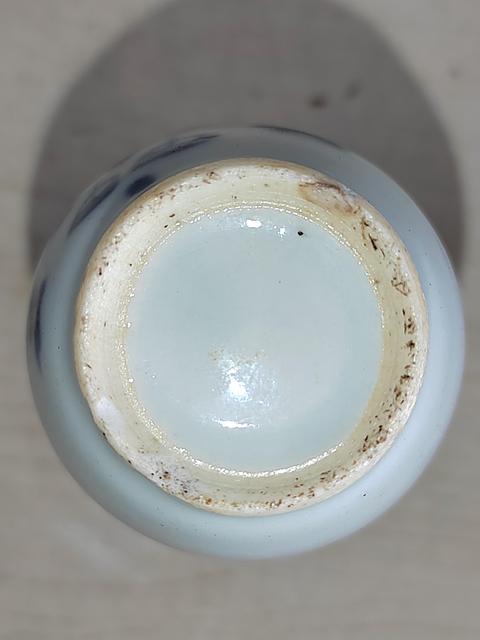古玩陶瓷青花繡球圖撇口瓶拍賣，當前價格400元