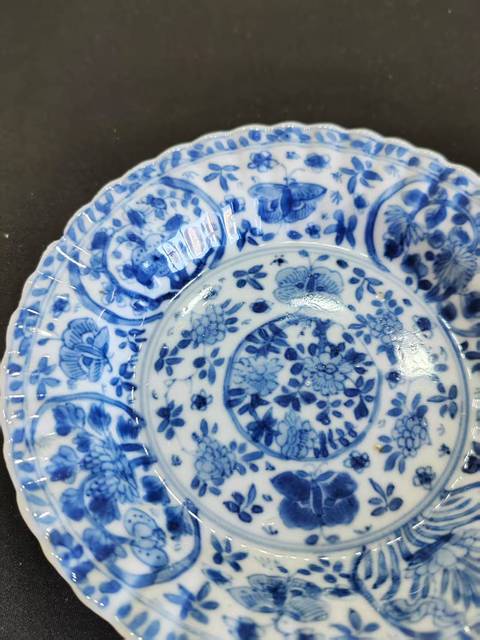 古玩陶瓷康熙青花盤拍賣，當前價格2666元