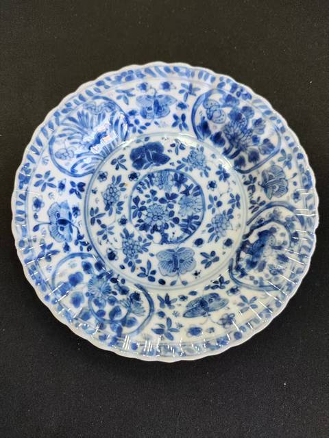 古玩陶瓷康熙青花盤拍賣，當前價格2666元