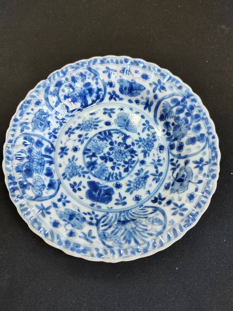 古玩陶瓷康熙青花盤拍賣，當前價格2666元