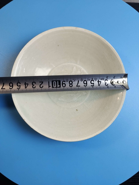 古玩陶瓷青白釉模印雙魚紋芒口碗拍賣，當前價格2000元