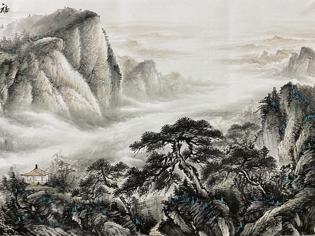 古玩字畫中國美術家協(xié)會會員，江蘇省國畫院特聘畫師拍賣，當前價格1899元