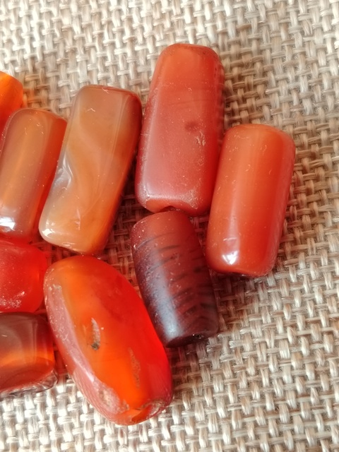 古玩玉器天然老珠子一批拍賣,當前價格148元