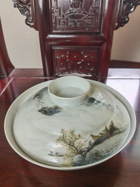 古玩陶瓷民國一品鍋拍賣,當前價格5500元