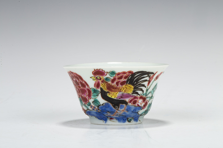 古玩陶瓷清雍正·粉彩富貴大吉圖杯
真品鑒賞圖