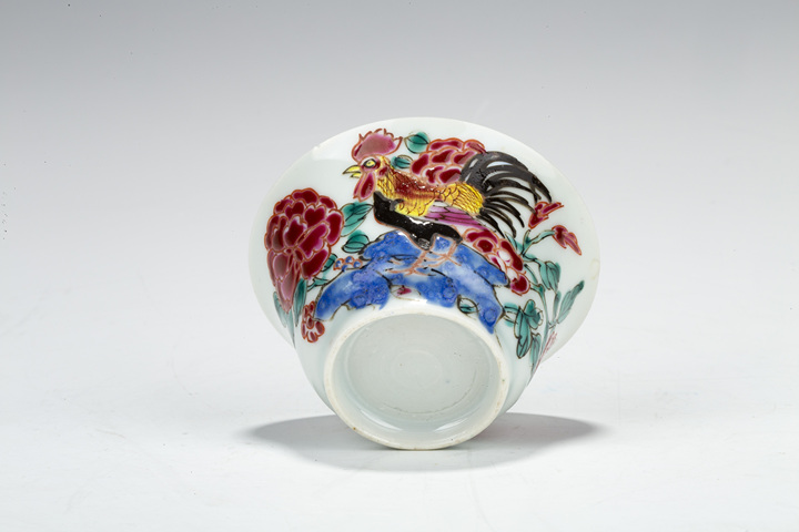 古玩陶瓷清雍正·粉彩富貴大吉圖杯
真品鑒賞圖