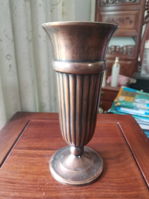 古玩銅器銅杯拍賣,當前價格460元