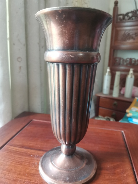 古玩銅器銅杯拍賣,當前價格460元