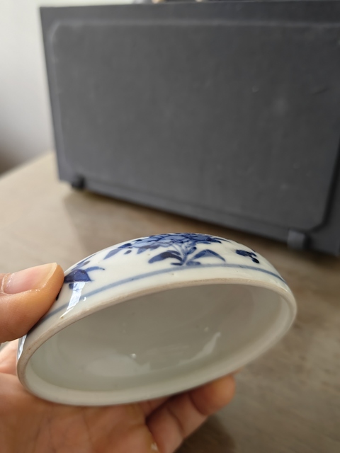 古玩陶瓷青花蓋盒拍賣，當(dāng)前價(jià)格1400元