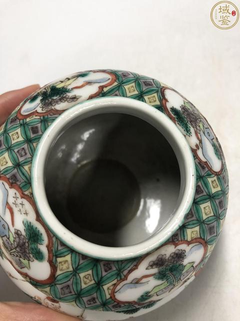 古玩陶瓷晚清·五彩市井人物紋葫蘆形罐拍賣,當(dāng)前價(jià)格13699元