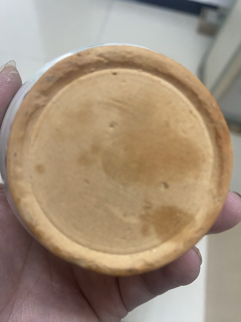 古玩陶瓷青花花卉紋蓋罐真品鑒賞圖