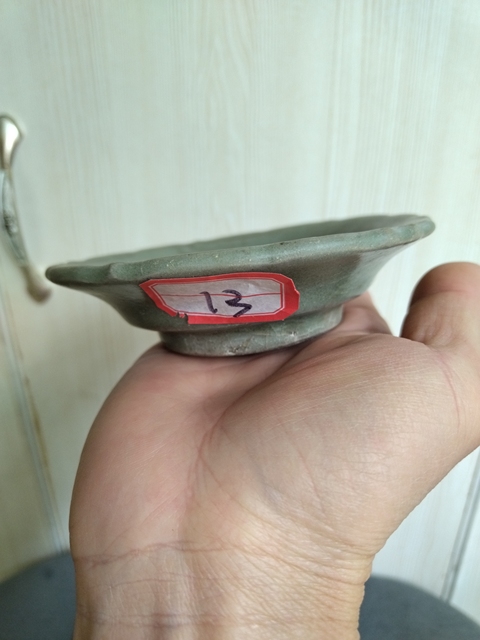 古玩陶瓷龍泉青瓷刻花洗拍賣，當前價格1288元