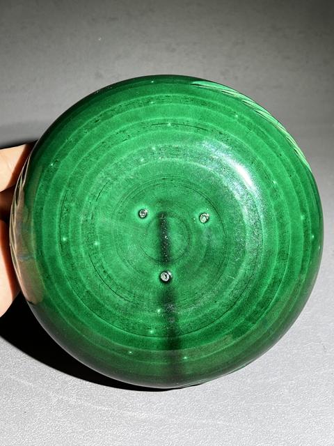 古玩陶瓷創(chuàng)匯?綠釉竹紋筆洗拍賣，當前價格2200元
