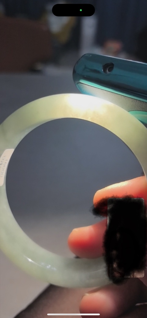 古玩玉器天然翡翠手鐲真品鑒賞圖