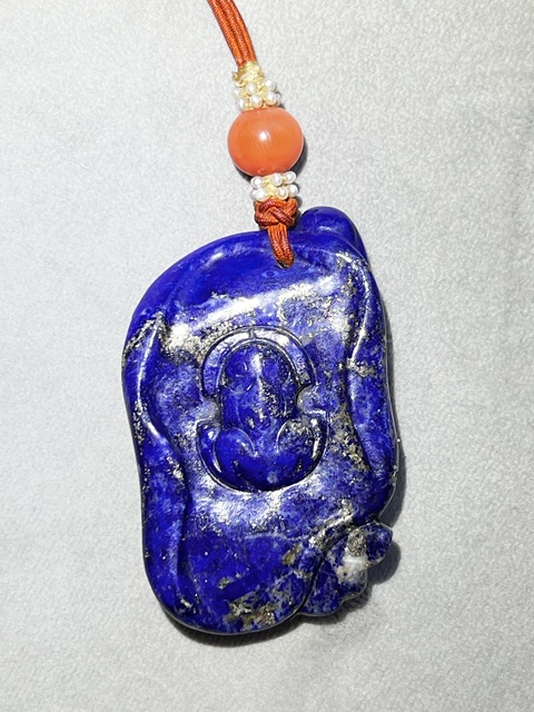 古玩玉器清代青金石雕件真品鑒賞圖