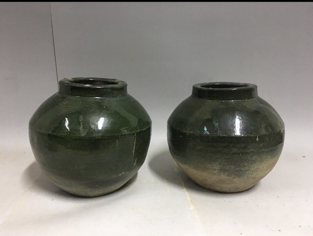 古玩陶瓷漢綠釉罐拍賣，當前價格4888元