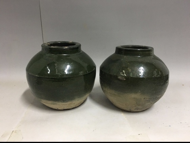 古玩陶瓷漢綠釉罐拍賣，當前價格4888元