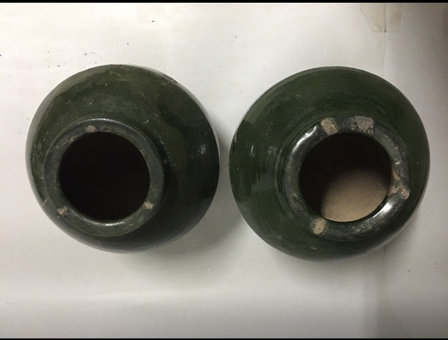 古玩陶瓷漢綠釉罐拍賣，當前價格4888元