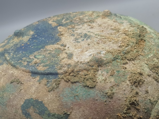 古玩銅器銅盆真品鑒賞圖