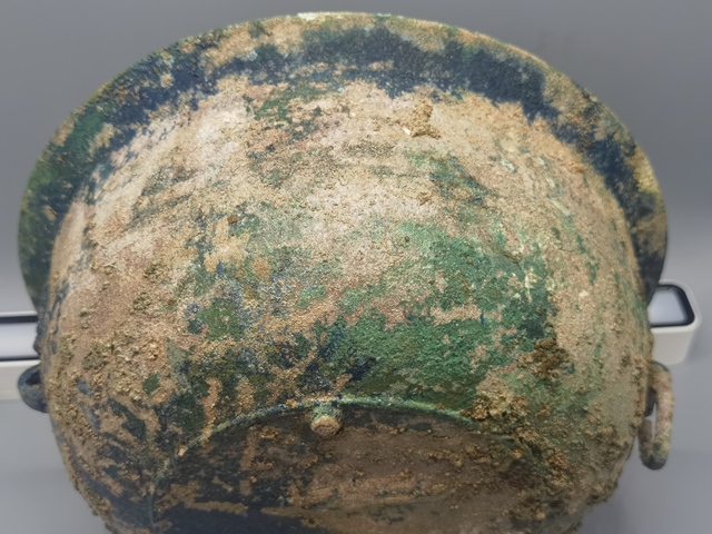 古玩銅器銅盆真品鑒賞圖