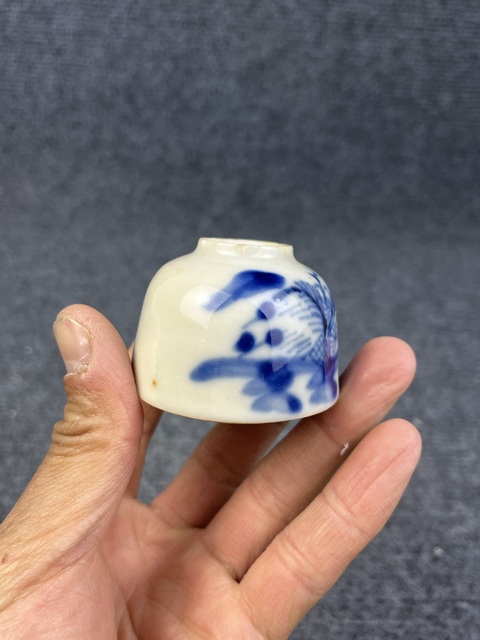 古玩陶瓷青花小水盂拍賣,當前價格799元