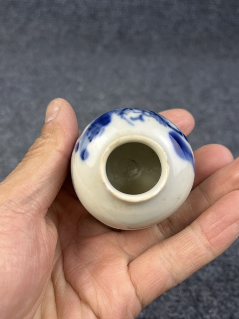 古玩陶瓷青花小水盂拍賣,當前價格799元