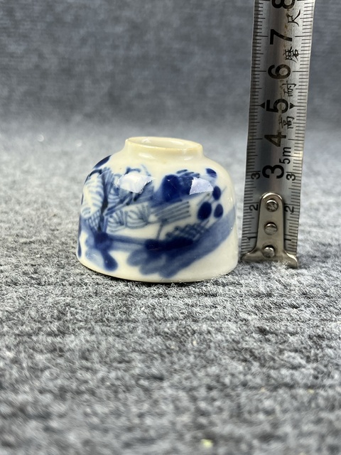 古玩陶瓷青花小水盂拍賣,當前價格799元