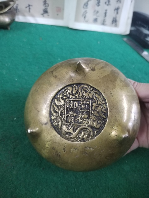 古玩銅器銅爐真品鑒賞圖