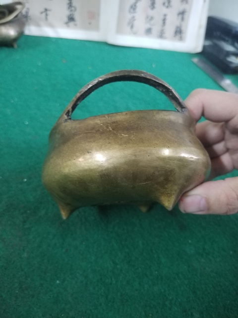 古玩銅器銅爐真品鑒賞圖