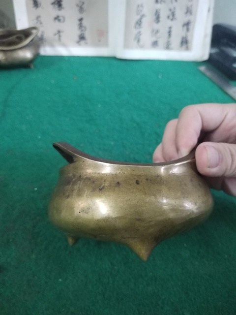 古玩銅器銅爐真品鑒賞圖