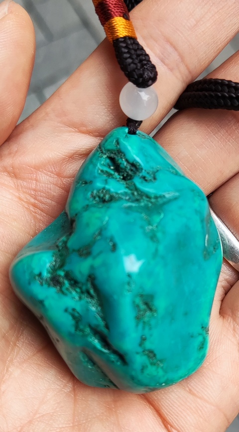 古玩玉器綠松石把件拍賣,當前價格668元