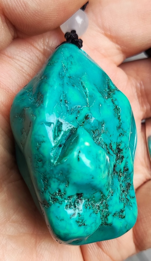 古玩玉器綠松石把件拍賣,當前價格668元