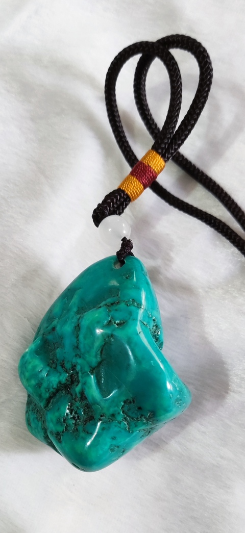 古玩玉器綠松石把件拍賣,當前價格668元