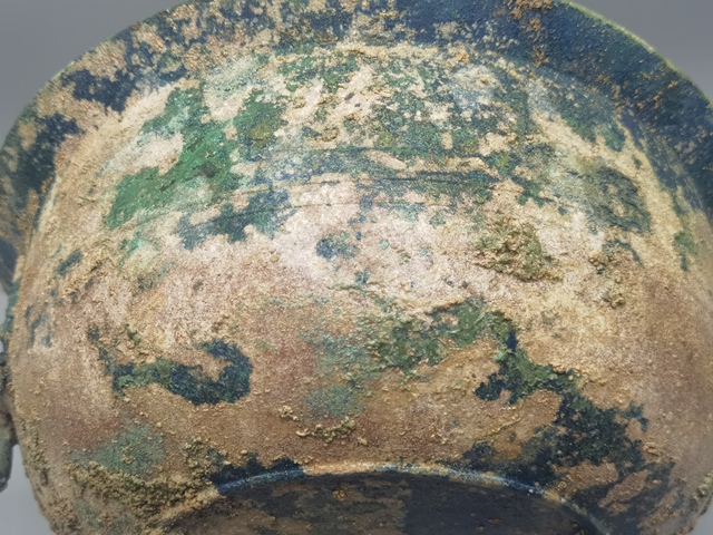 古玩銅器銅盆真品鑒賞圖