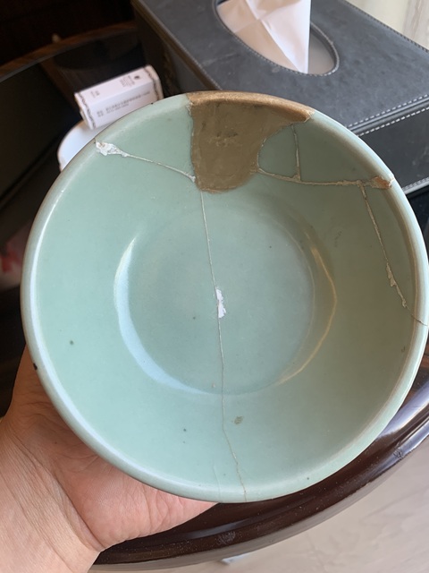 古玩陶瓷龍泉青瓷直壁洗拍賣,當前價格4600元