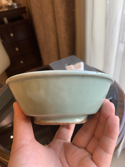 古玩陶瓷龍泉青瓷直壁洗拍賣,當前價格4600元