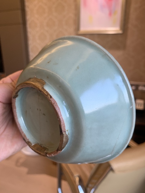 古玩陶瓷龍泉青瓷直壁洗拍賣,當前價格4600元